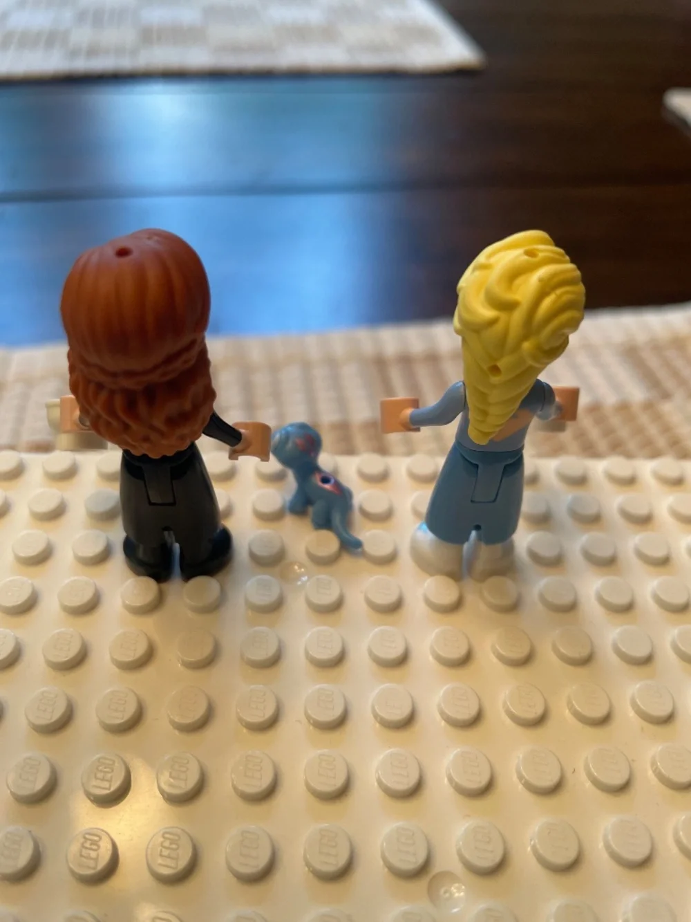Lego Frozen Elsa and Anna figures